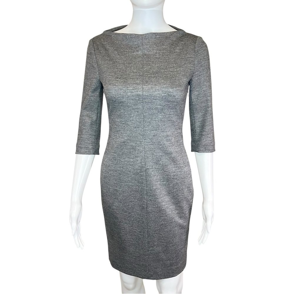 Diane Von Furtenburg Thandi Wool Blend Grey Dress 2